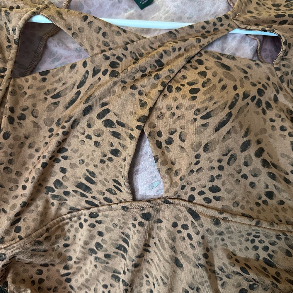 Leopard Print Bodysuit